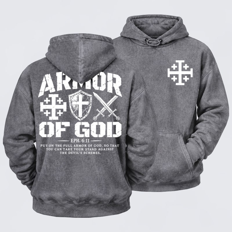 Washed Hoodies  – Armor Of God
