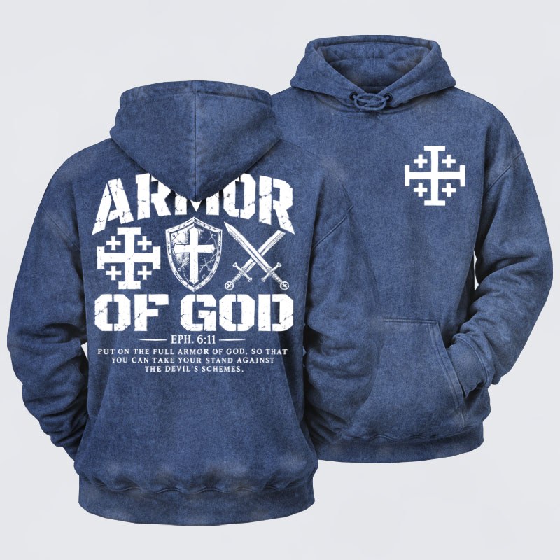 Washed Hoodies  – Armor Of God
