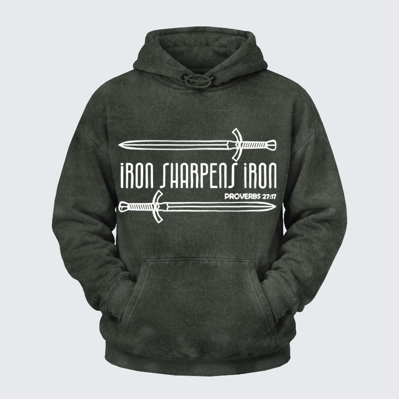 Washed Hoodies - Iron Sharpens Iron 
