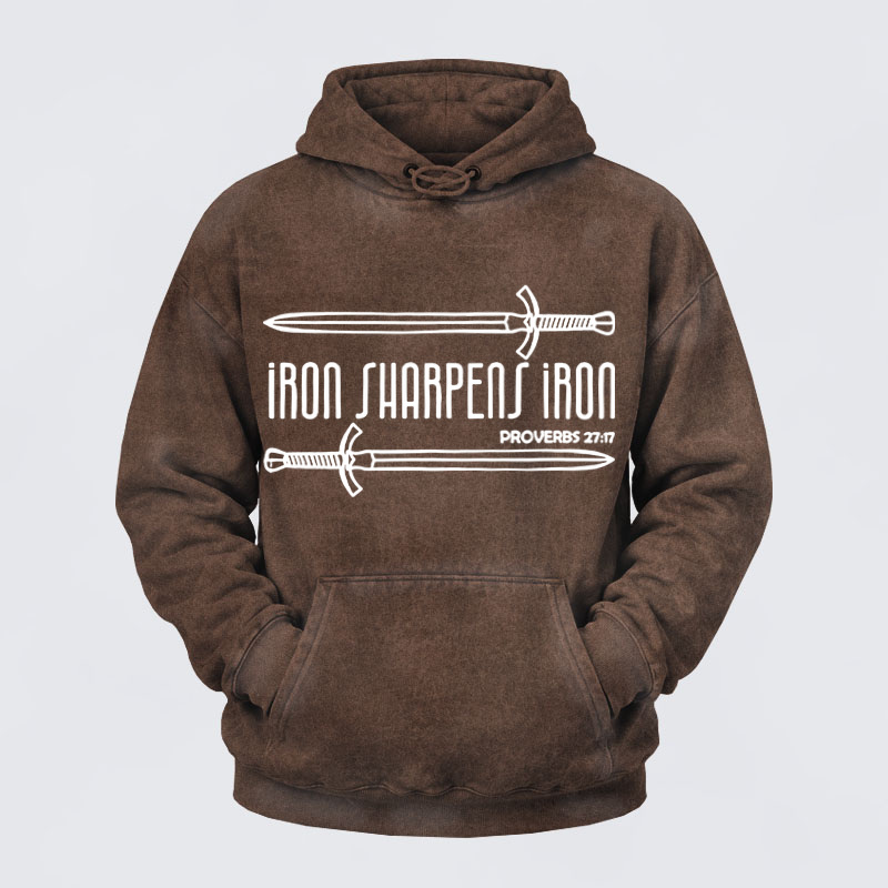 Washed Hoodies - Iron Sharpens Iron 