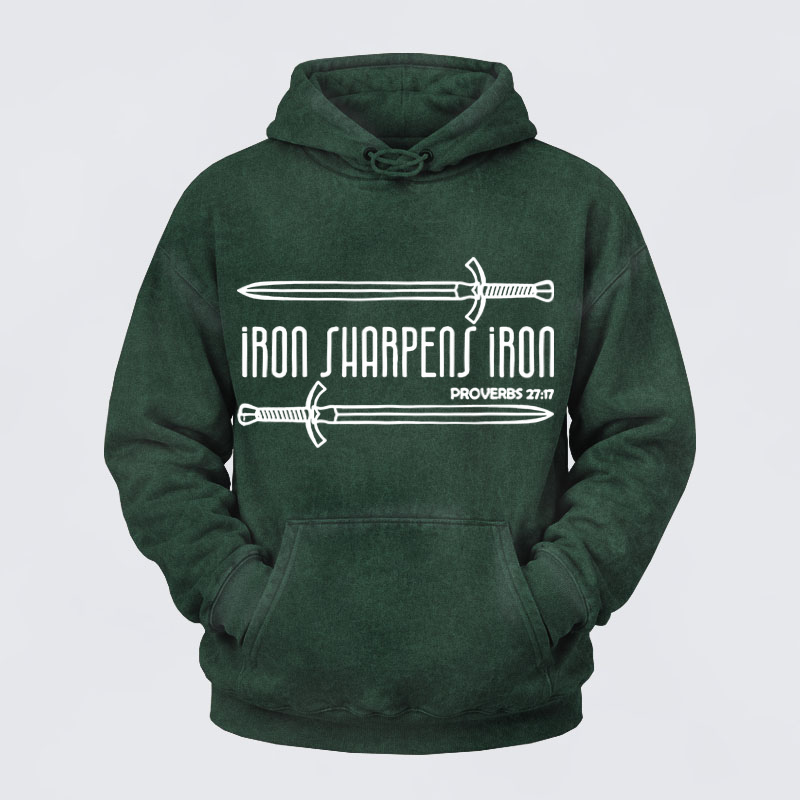 Washed Hoodies - Iron Sharpens Iron 