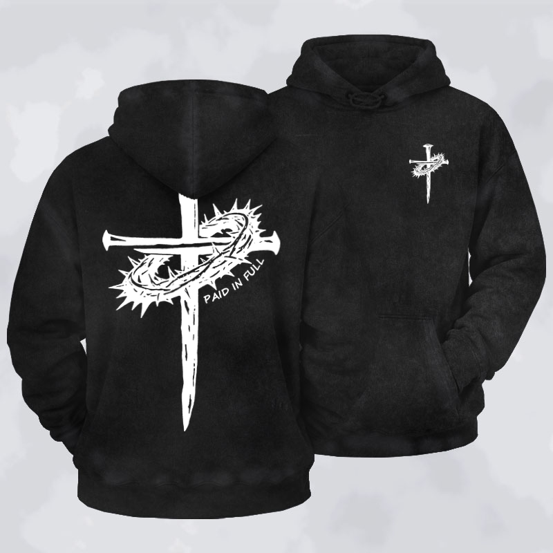 Washed Hoodies  - Paid In Full