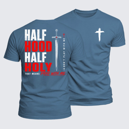Luxe Mercerized Cotton Tee - Half Hood Half Holy