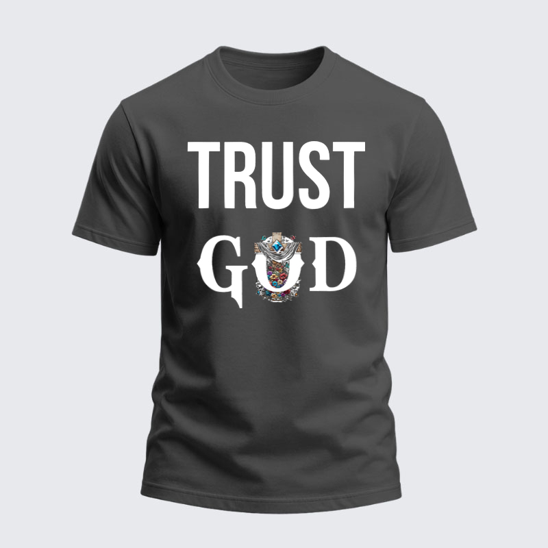 Heavyweight Cotton Tee - Trust God