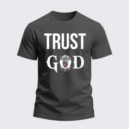 Heavyweight Cotton Tee - Trust God
