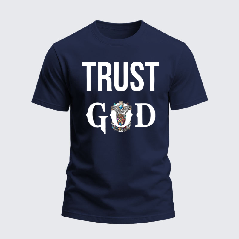 Heavyweight Cotton Tee - Trust God