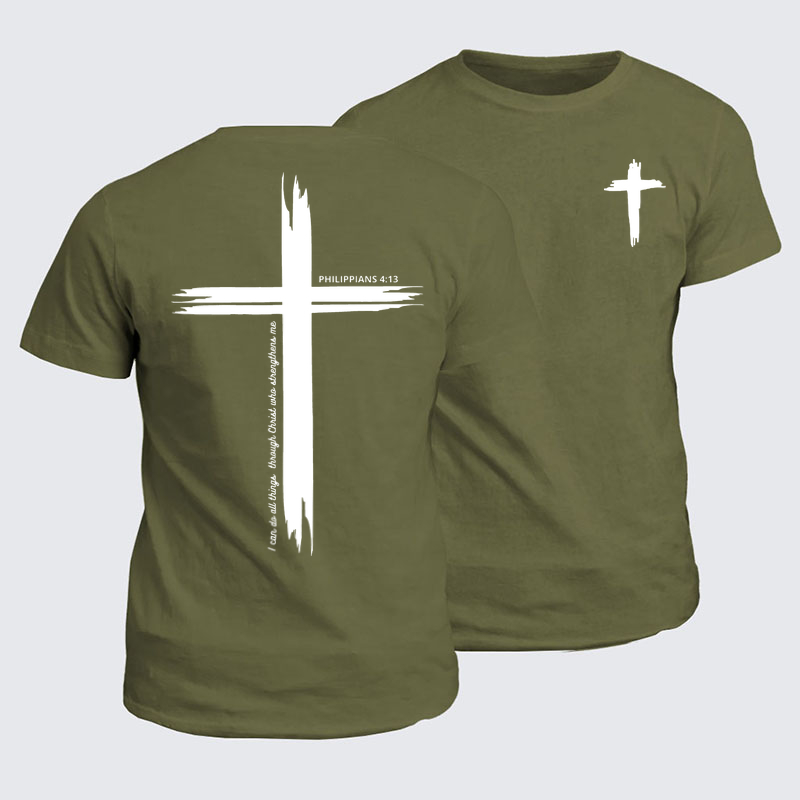 Classic Cotton Tees - I Can Do All Things Through Christ | Philippians 4:13