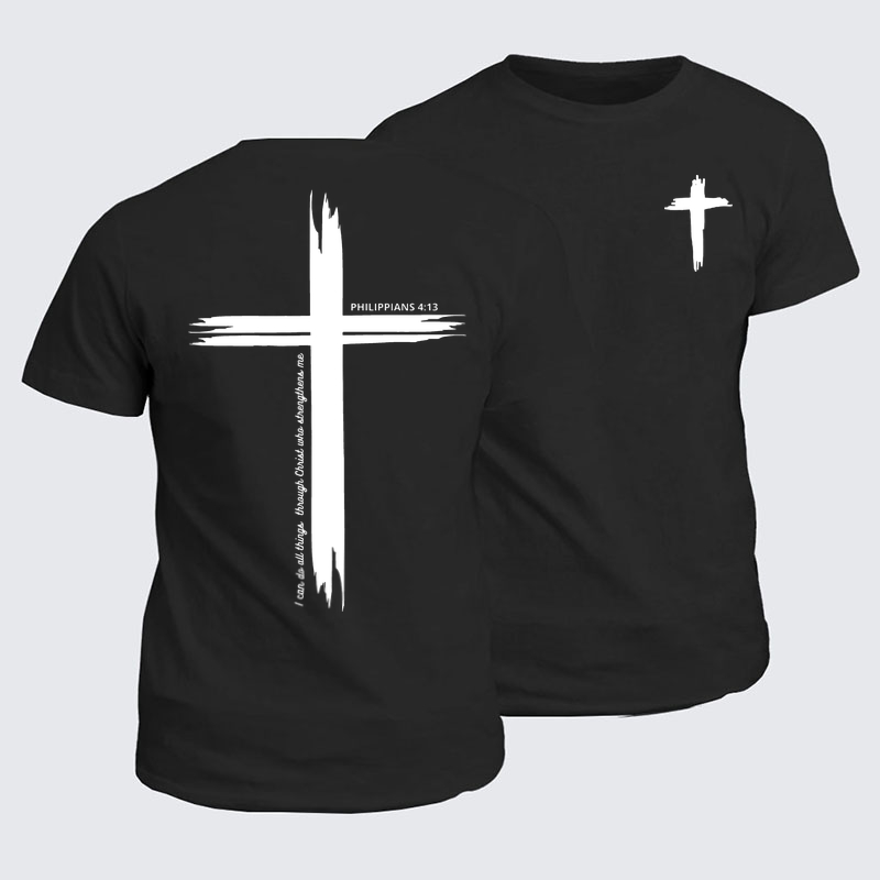 Classic Cotton Tees - I Can Do All Things Through Christ | Philippians 4:13