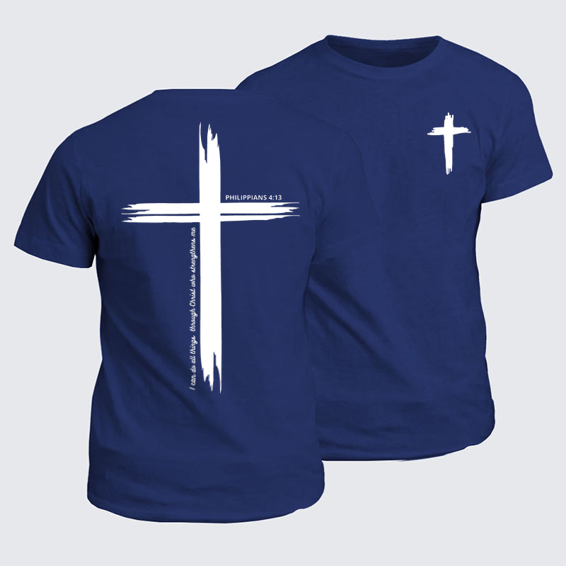 Classic Cotton Tees - I Can Do All Things Through Christ | Philippians 4:13