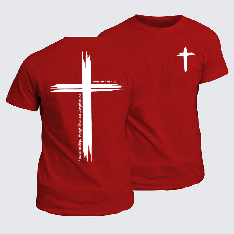 Classic Cotton Tees - I Can Do All Things Through Christ | Philippians 4:13