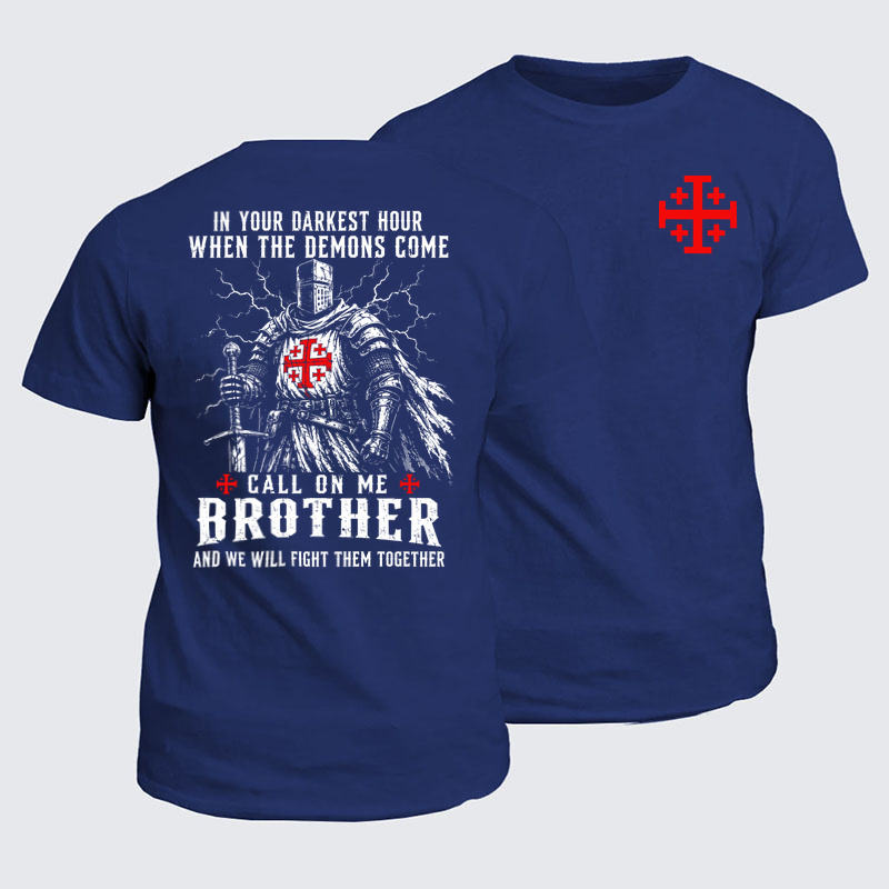 Classic Cotton Tees - Call On Me Brother – Knights of Faith