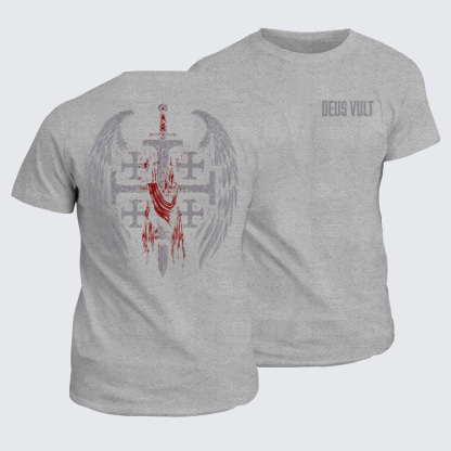 Classic Cotton Tees - Deus Vult: God Wills It