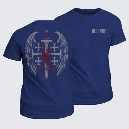 Classic Cotton Tees - Deus Vult: God Wills It