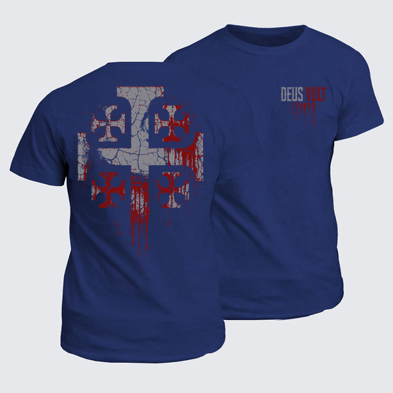 Classic Cotton Tees - Deus Vult
