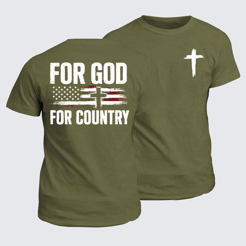 Classic Cotton Tees - For God For Country