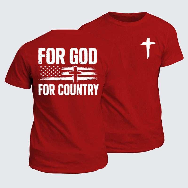 Classic Cotton Tees - For God For Country