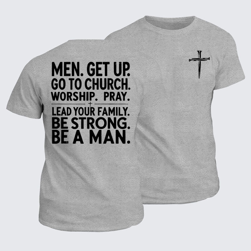 Classic Cotton Tees - Be A Man