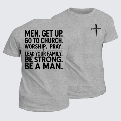 Classic Cotton Tees - Be A Man