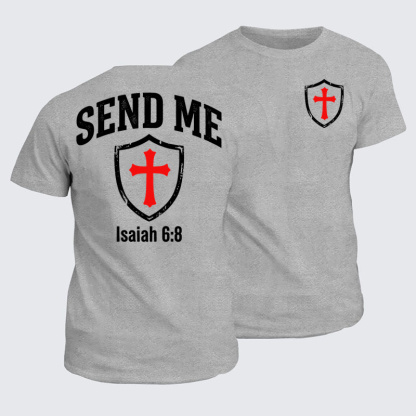 Classic Cotton Tees - Isaiah 6:8 - SEND ME   