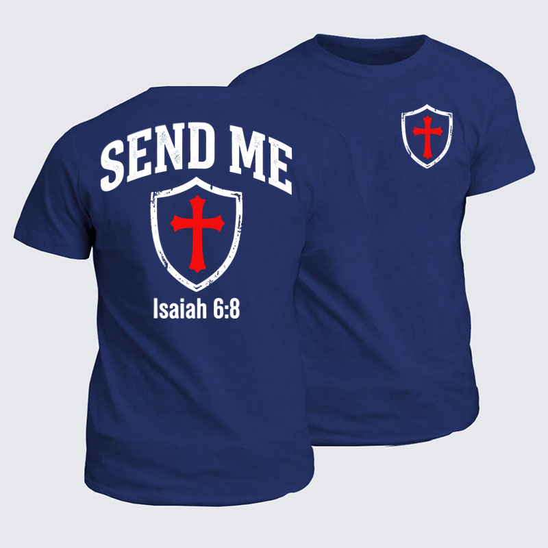 Classic Cotton Tees - Isaiah 6:8 - SEND ME   