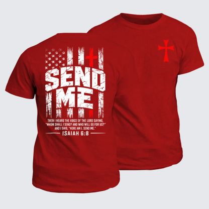 Classic Cotton Tees - Send Me Isaiah 6:8