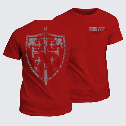 Classic Cotton Tees - Deus Vult: God Wills It