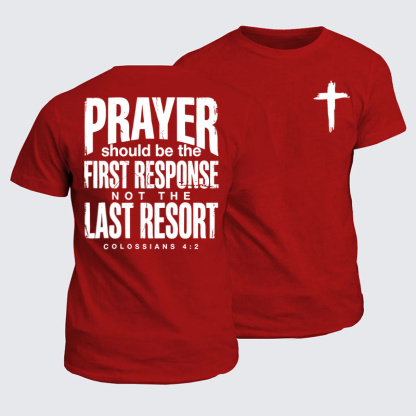 Classic Cotton Tees - Prayer First Response