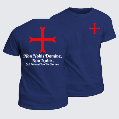 Classic Cotton Tees - Non Nobis Domine, Non Nobis, Sed Nomini Tuo Da Gloriam