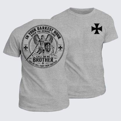 Classic Cotton Tees - Call On Me Brother – Knights of Faith