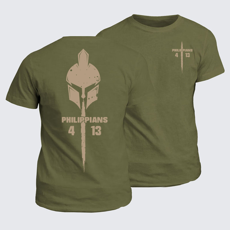 Classic Cotton Tees - Philippians 4:13   
