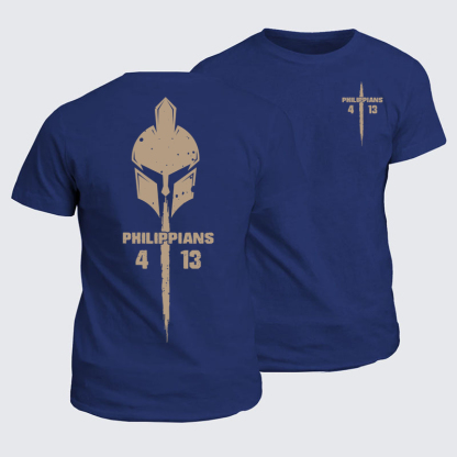 Classic Cotton Tees - Philippians 4:13   
