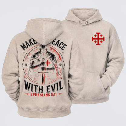 Washed Hoodie -  Call On Me Brother – Knights of Faith