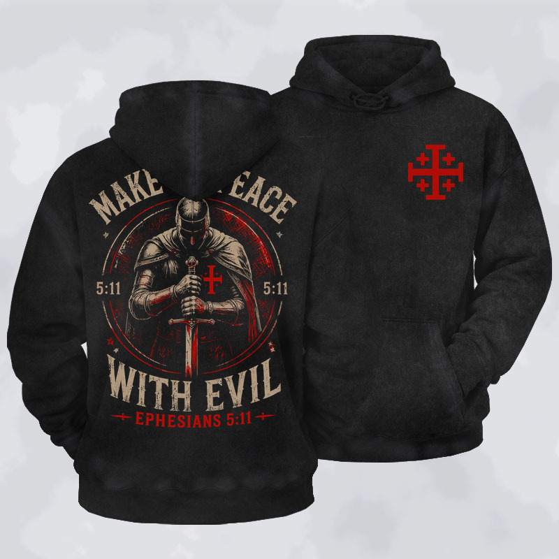 Washed Hoodie -  Call On Me Brother – Knights of Faith
