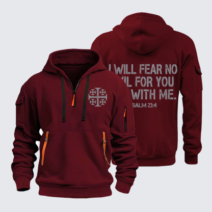 Zipper Hoodies Ave Christus Rex –I Will Fear No Evil