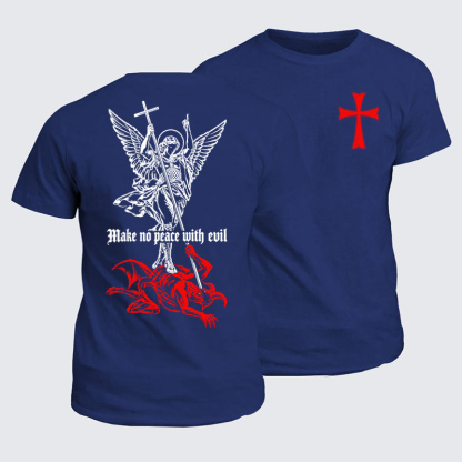Classic Cotton Tees - Make No Peace with Evil – Saint Michael