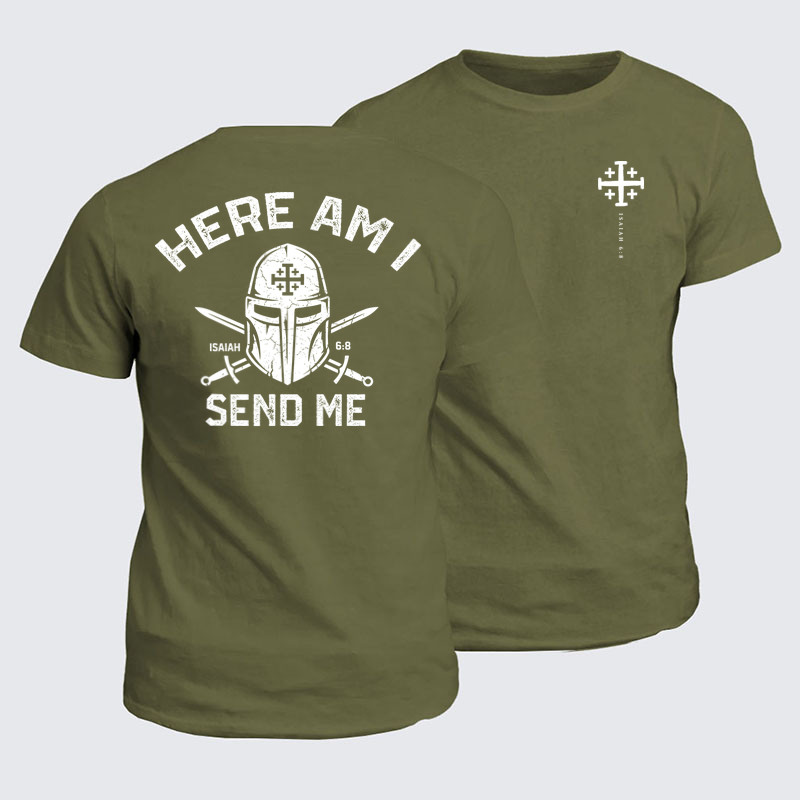 Classic Cotton Tees - Here Am I Send Me