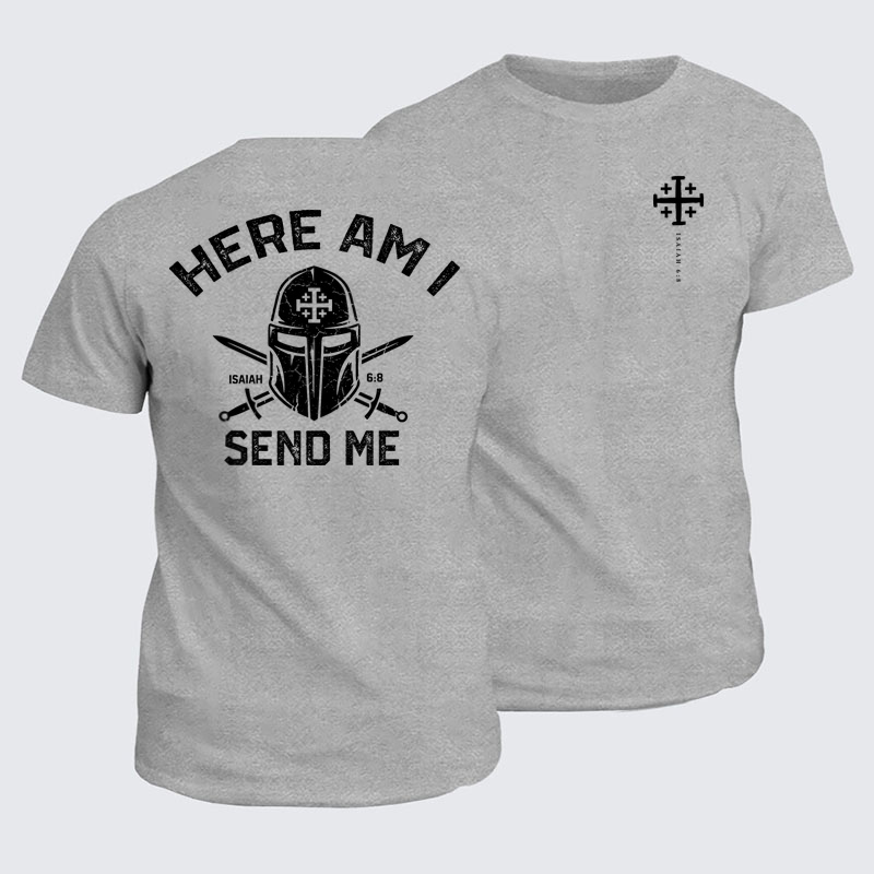 Classic Cotton Tees - Here Am I Send Me