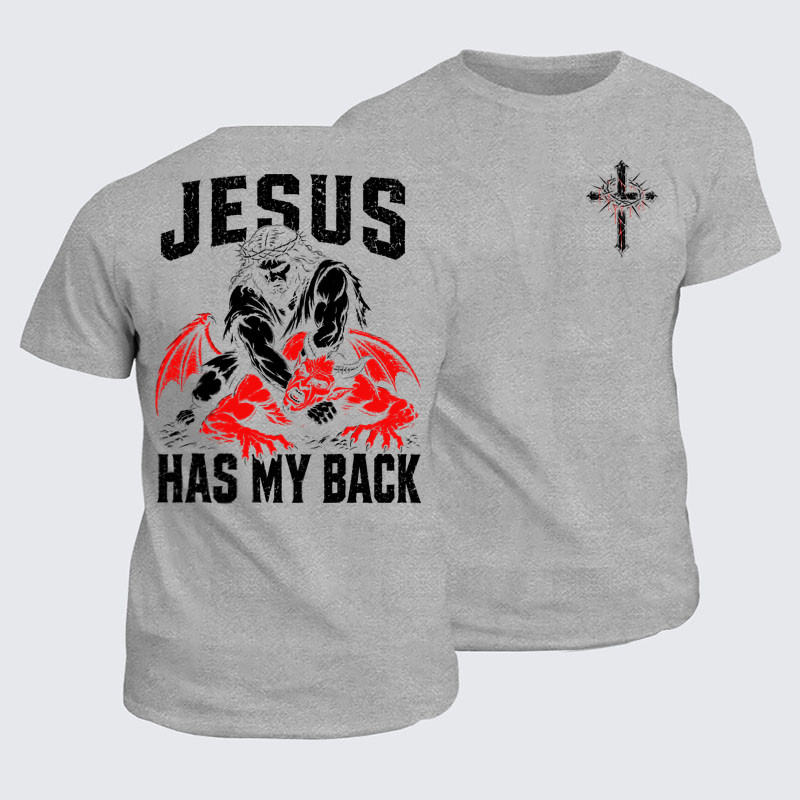 Classic Cotton Tees - Jesus Has My Back