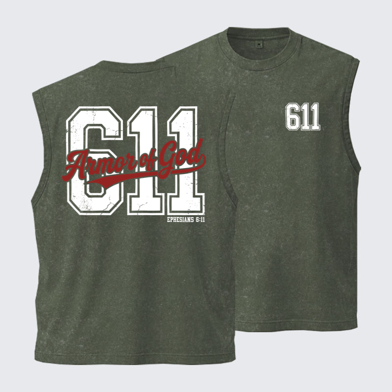 Washed Tank Top - Armor of God – Ephesians 6:11