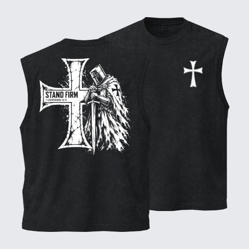 Washed Tanks - Stand Firm – 1 Corinthians 16:13 Christian Knight