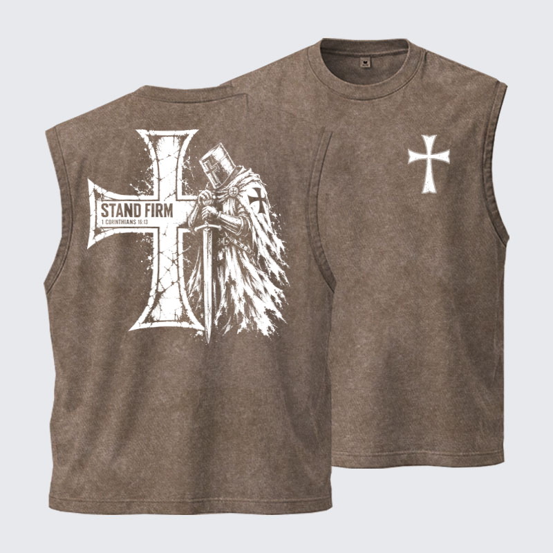 Washed Tanks - Stand Firm – 1 Corinthians 16:13 Christian Knight