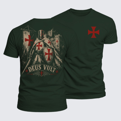 Luxe Mercerized Cotton Tee - Deus Vult