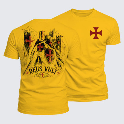 Luxe Mercerized Cotton Tee - Deus Vult