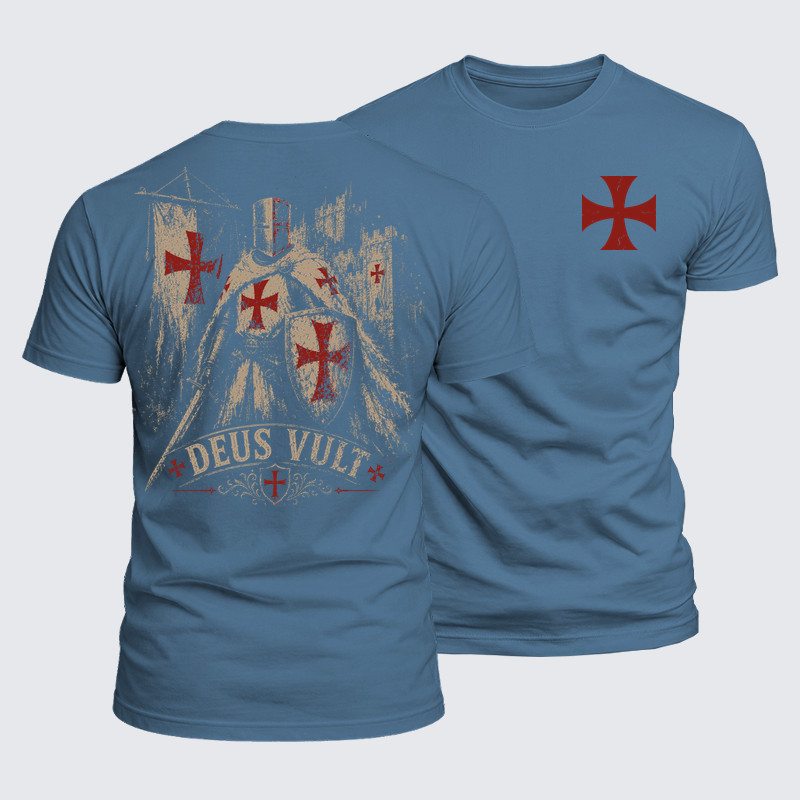 Luxe Mercerized Cotton Tee - Deus Vult