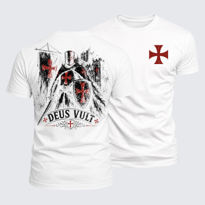 Luxe Mercerized Cotton Tee - Deus Vult