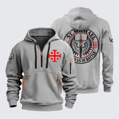 Zipper Hoodies – St. Michael – Defend Us in Battle