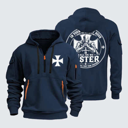 Zipper Hoodies Ave Christus Rex – Call On Me Sister – Knights of Faith