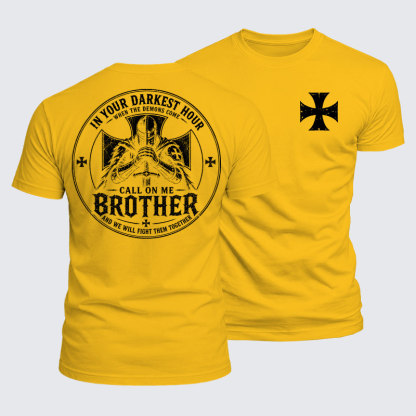 [Copy]Luxe Mercerized Cotton Tee - Emunah Faith Jerusalem Cross
