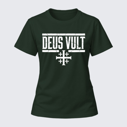 Women's T-shirts  - Deus Vult   