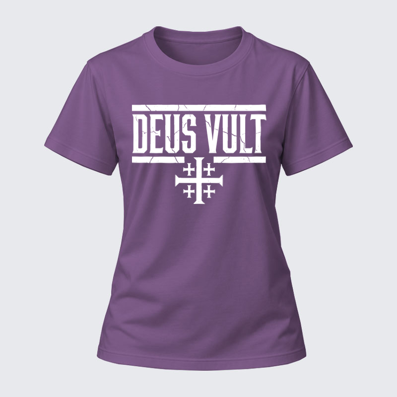 Women's T-shirts  - Deus Vult   